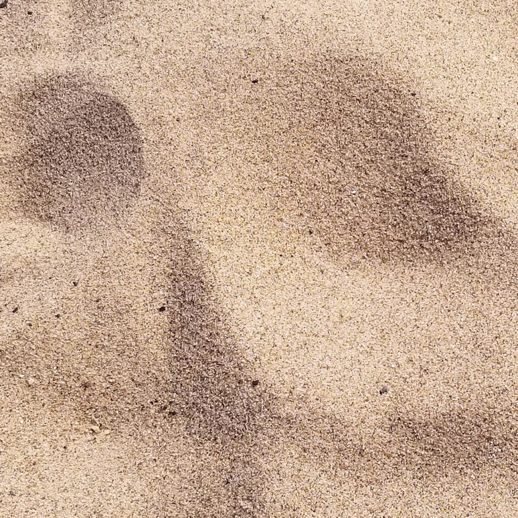 closeup of river sand