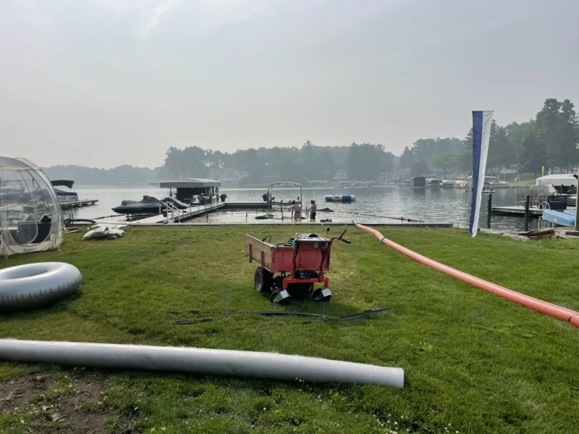 An Enchanting Transformation: Beach Sanding & Shoreline Beach in a Day on Magician Lake